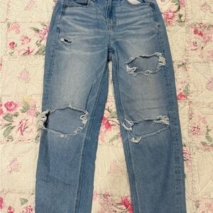 American Eagle Outfitters Light Blue Boyfriend Jeans